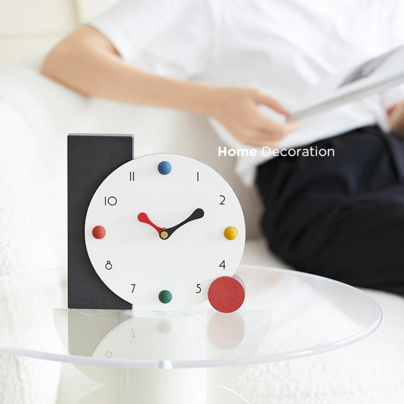 Moderne Nische Minimalistische Kreativität Schreibtischuhr Wohnzimmer Kunststil Tischuhr Zimmer Persönlichkeit Heimdekoration Horloge De Table