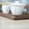 Serving Tray Dinning Tableware Incline Rustic Chinese Style Dish Coffee Parties Banquet Breakfast