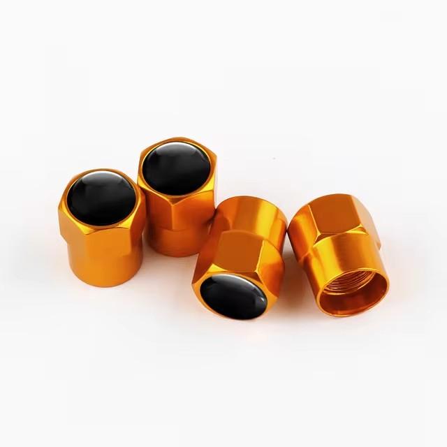 AUP1 4PCS/Set New Metal No Logo Car Wheel Tire Valve Caps Covers Dust-proof Auto Parts For Car Truck Bicycles Motorcycles Accessories