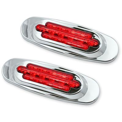 MARUHADO Seitenmarkierungsleuchte, LED, 24 V, 12 V, LKW-Highlight, Eckmarkierungsleuchte, Hohe Helligkeit,