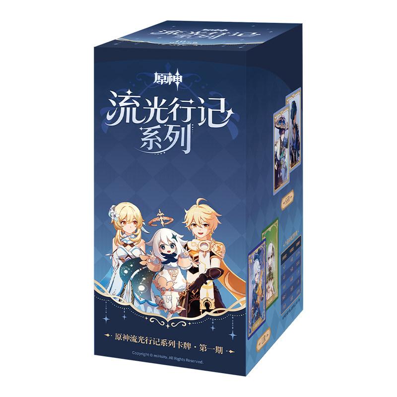 Genuine Genshin Impact Seven Sacred Summons Duel Game Card Volume 4 Booster Pack Anime Character Collection Card Kids Toys Gifts