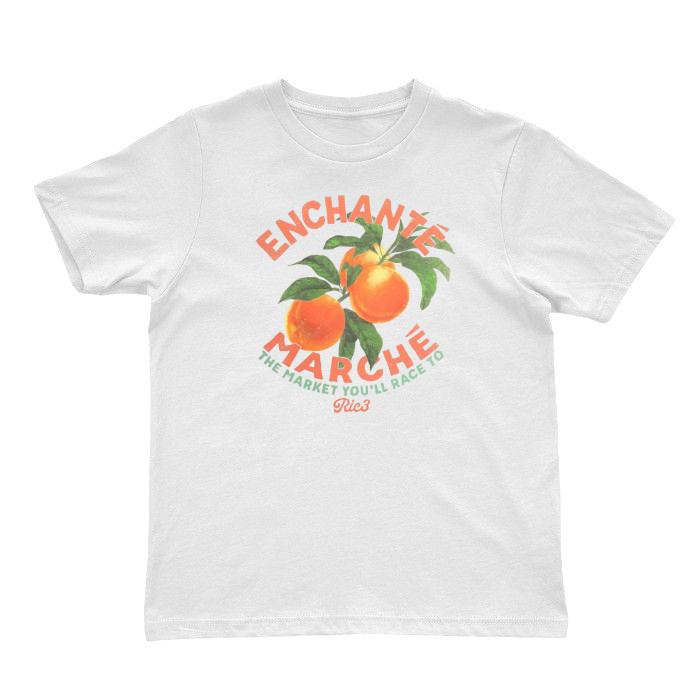 

Le Marché French Market Tee, Retro Food Lover Graphic T-Shirt, Hand-Drawn Shirt S