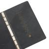 System Planner Plotter Bible Liscio 11mm Leather Binder 77 [Blue]