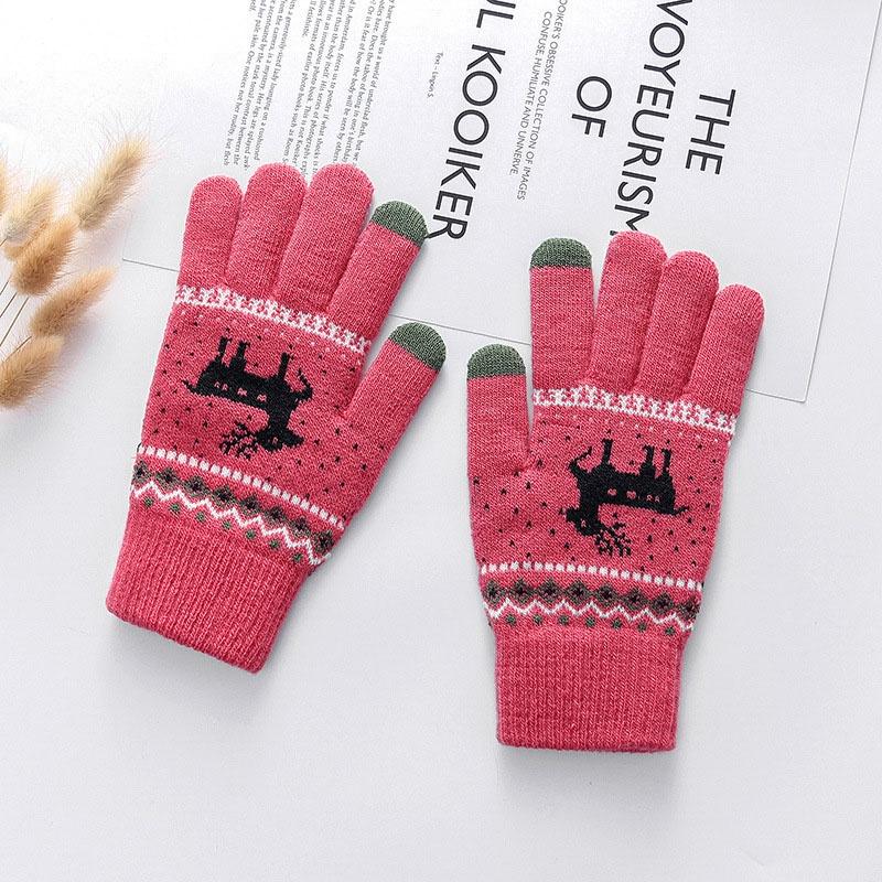 Screen Ladies Touch Gloves High Quality Thermal Warm Winter Tablet Knitted Wool