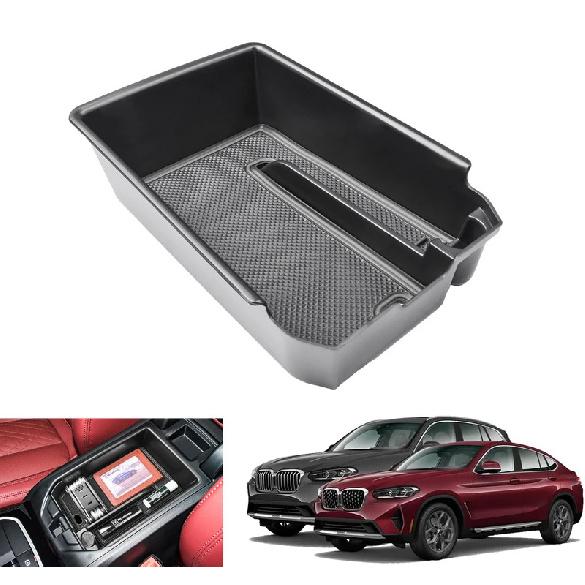 Center Console Organizer for BMW X3 G01 2018- and for BMW X4 G02 - Car Accessories Armrest Storage Box ert Tray