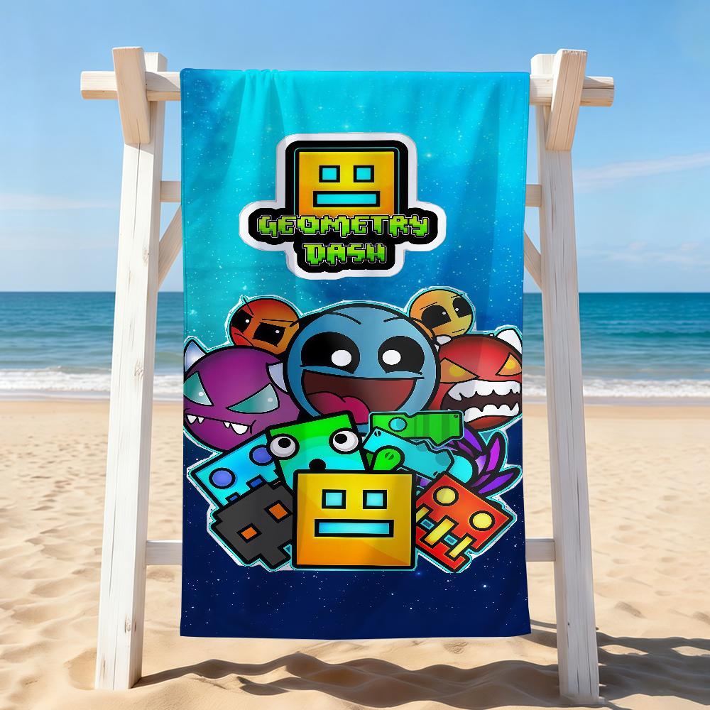 Funny G-geometry Game Towel Drying Bath Towel Applicable To Light Swimming Camping Yoga Beach Out