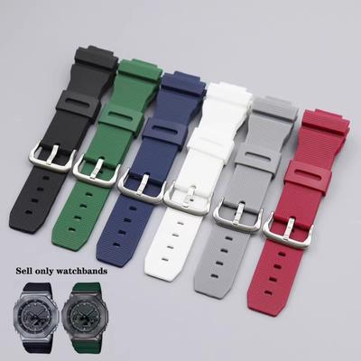 Cinturini per Casio G-Shock GM-2100 GM-S2100 GA-2100 GM-5600/GA5600 in silicone da uomo sportivi impermeabili Accessori per orologi cinturino