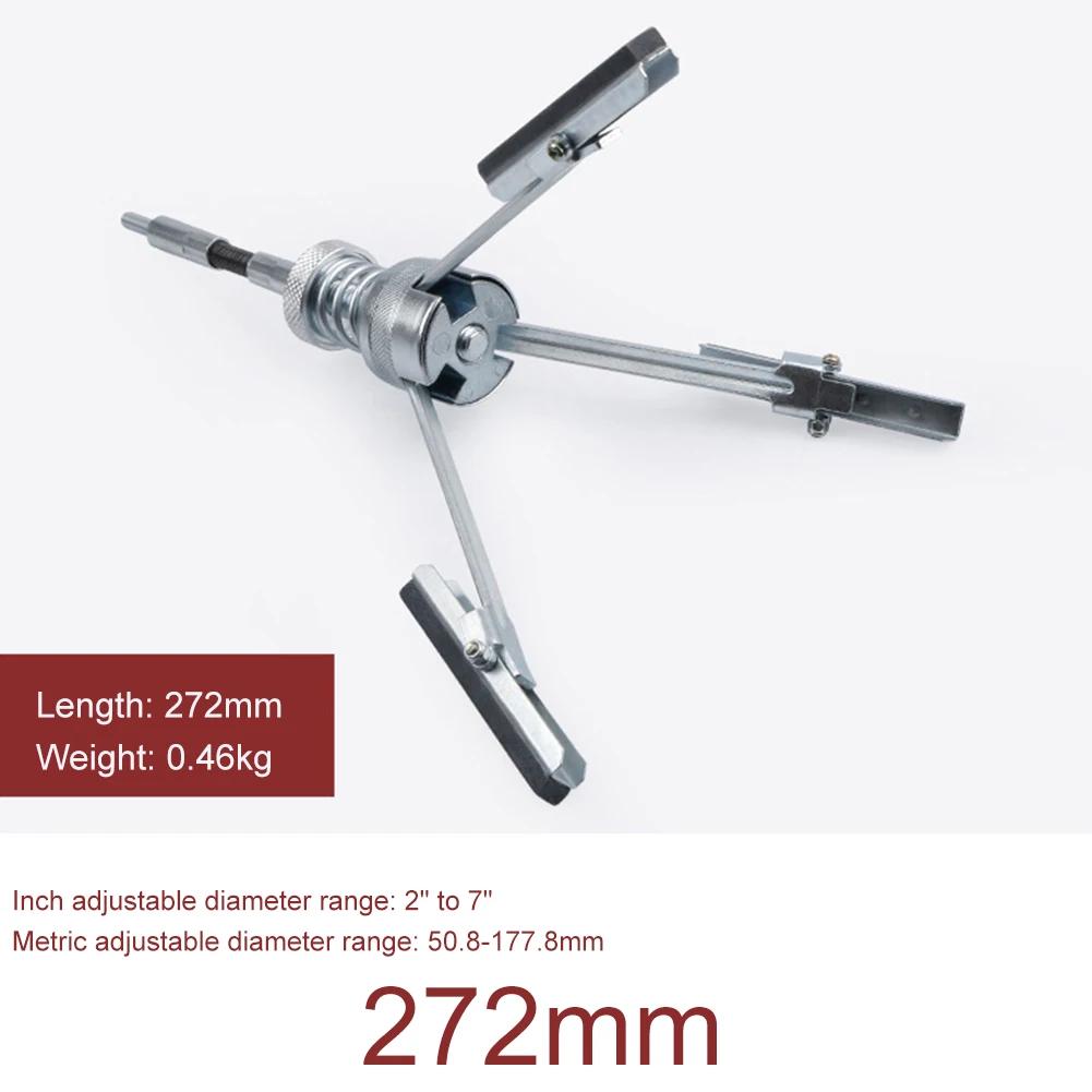 Three-jaw Cylinder Sander Inner Diameter Grinder Steel Car Engine Brake Cylinder Bore Hone Tool Flexible Shaft Honing 51-177mm