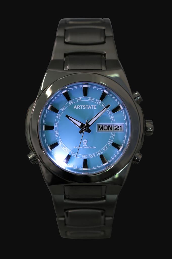 Uhr mit Datum und Tag Licht und Lange Lebensdauer [ARTSTATE W335F] Herren Funkgesteuertes Display, Funktion,