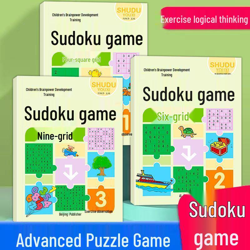 Kids' Sudoku Starter: Step-by-Step Logic & Concentration Game for Primary Students