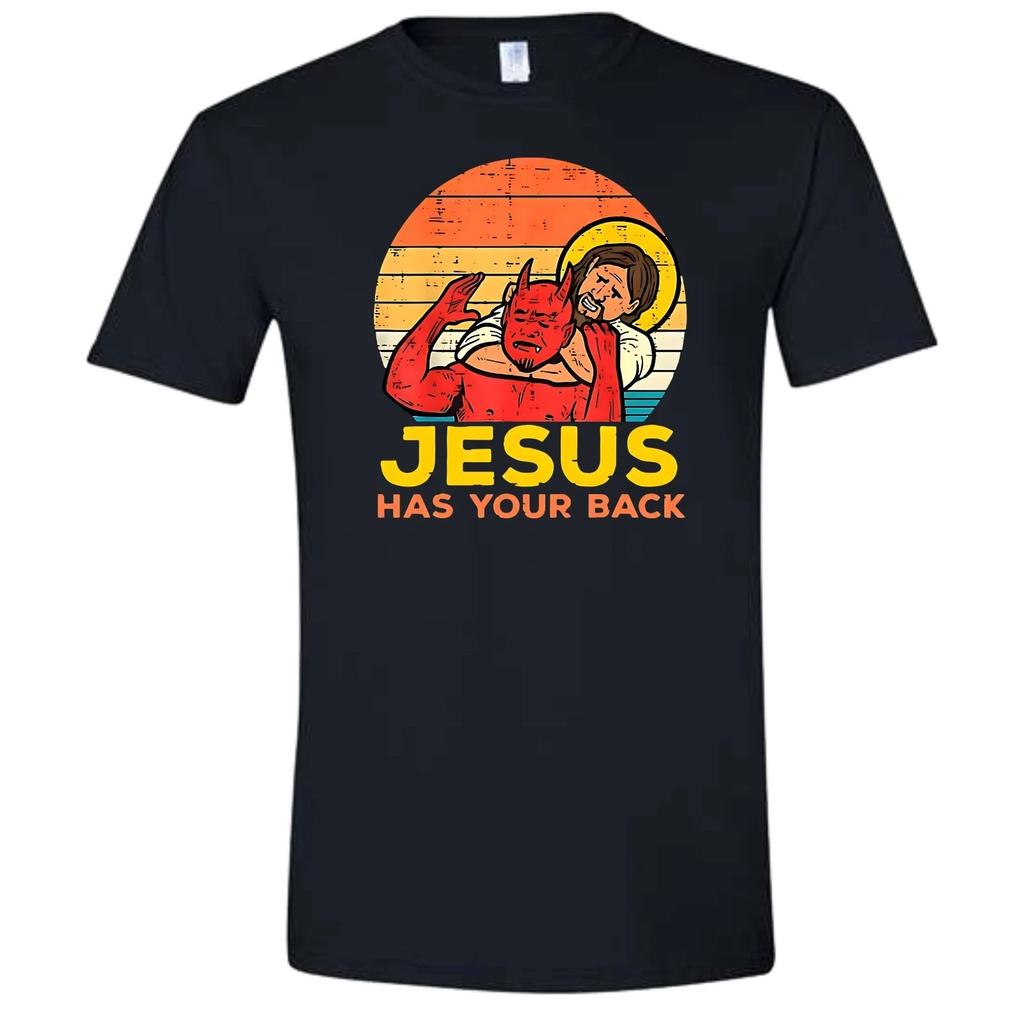 Jesus Has Your Back Unisex Softstyle T-Shirt Jesus Christ Christian Religious