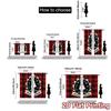 Curtains Christmas Buffalo Plaid Tree Chic Versatile Fabric All Decorative Living Set Of 2 Made Polyester