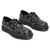 Dr. Martens 1461 Verzerrter Leopardenmuster Unisex Sneaker Schwarz 27686001