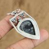 Natural Picasso Jasper Gemstone Pendant 925 Sterling Silver Jewelry For Girls
