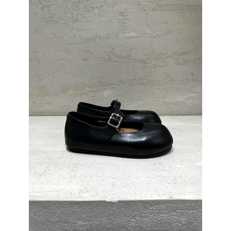 Sheepskin version~ inner height increase cm spring and autumn new leather small leather shoes shallow mouth Mary Jane shoes women