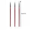 3pcs/set Nail Art Liner Brushes - Professional Thin Detail Fine Drawing Brushes for UV Gel Polish Painting & Nail Design Tools