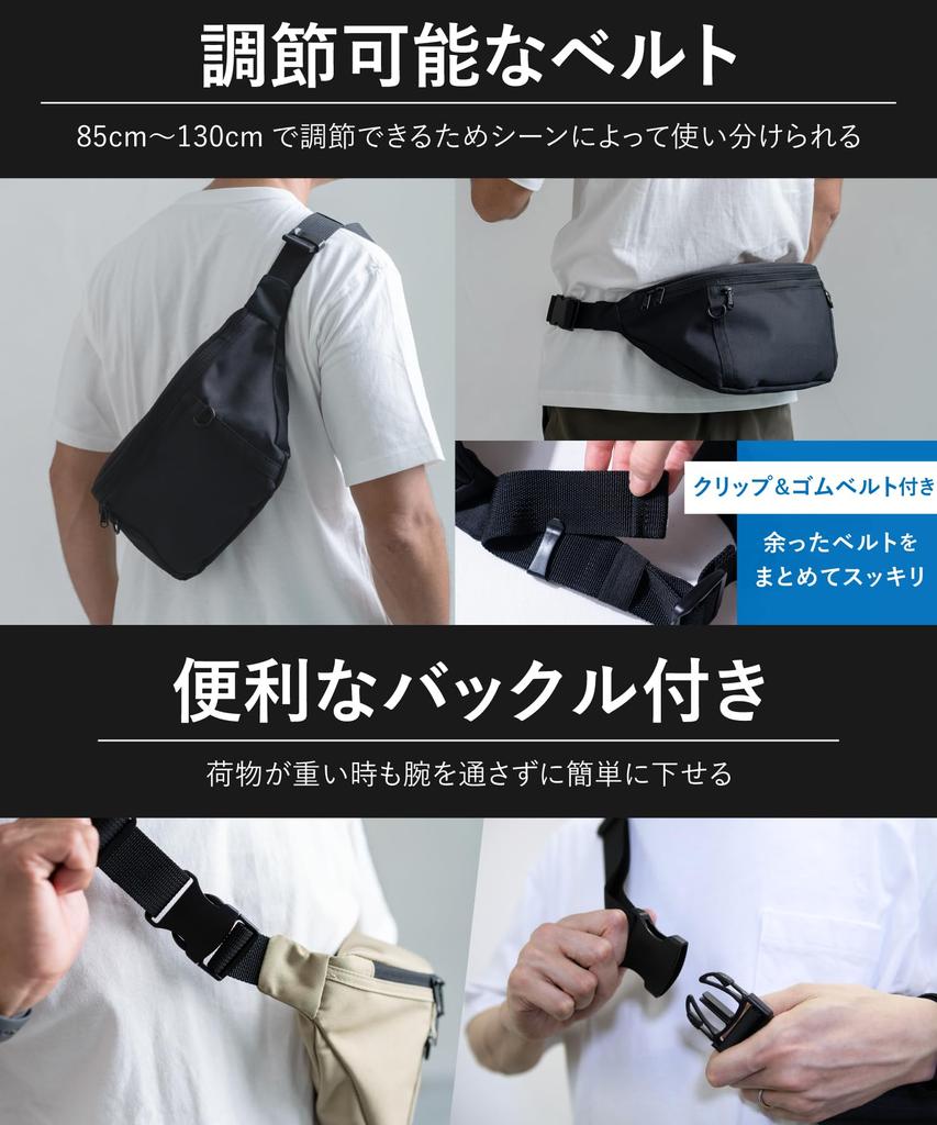 Large Capacity Shoulder Waist and Crossbody Bag for Men and Perfect for Outdoor and Size M [STREAM] Bag, Bag, Women, Multifunctional, Unisex,