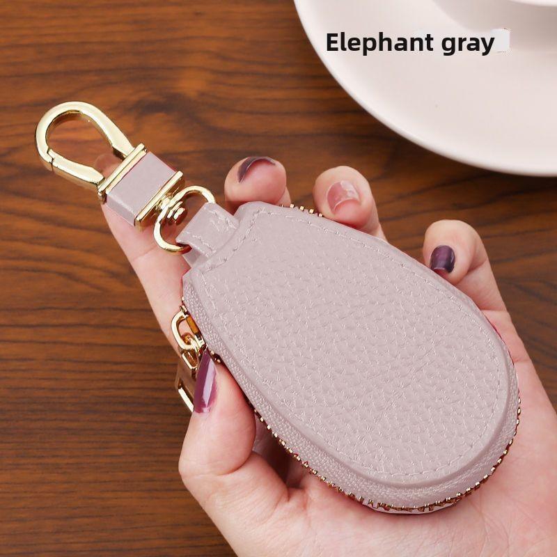 Key Case For Men And Women Pu Leather With Expandable Storage For Daily Use