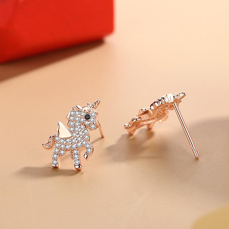 

Танциз стерлингового серебра 925 пробы циркон серьги серьги-капли для женщин подарки на свадьбу розового золота