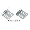 Car Radio Mounting Accessory Replacement Silver 2 Din