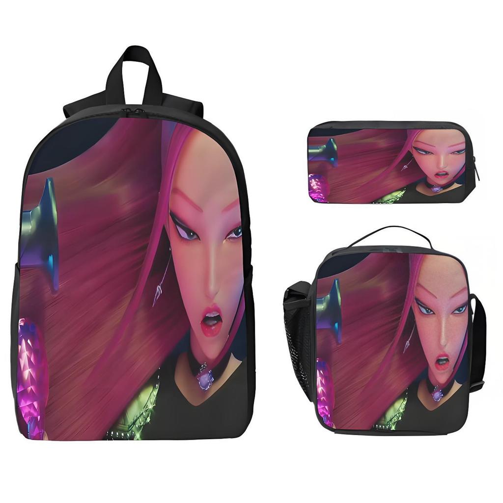 Cartoon Printing Casual Shoulder Bag Junior High School Students Large Capacity Backpacks