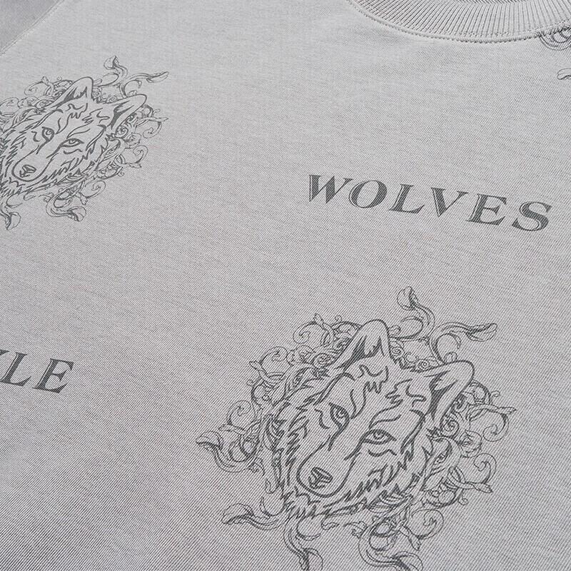 Septwolves Men's Casual Long-Sleeve Round Neck Sweatshirt