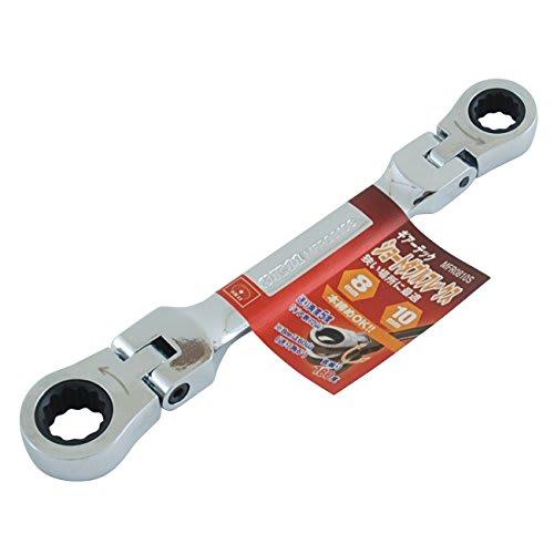 SK11 Gear Tech Short Double Flex Ratchet Wrench, 8 X 10mm, MFR0810S