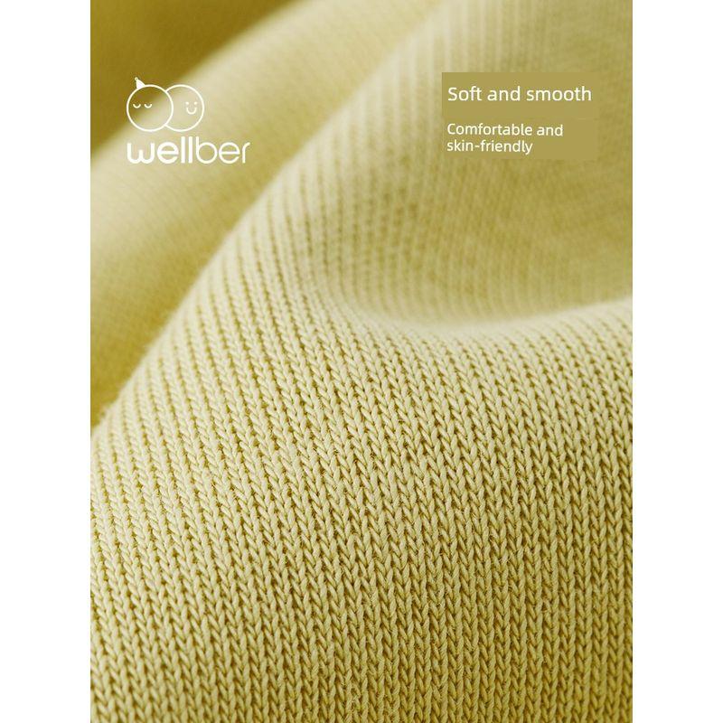 Wilberu Boys and Girls Base Layer T-Shirt Long Sleeve 2024 New Color-Blocked Cartoon Toddler Tops