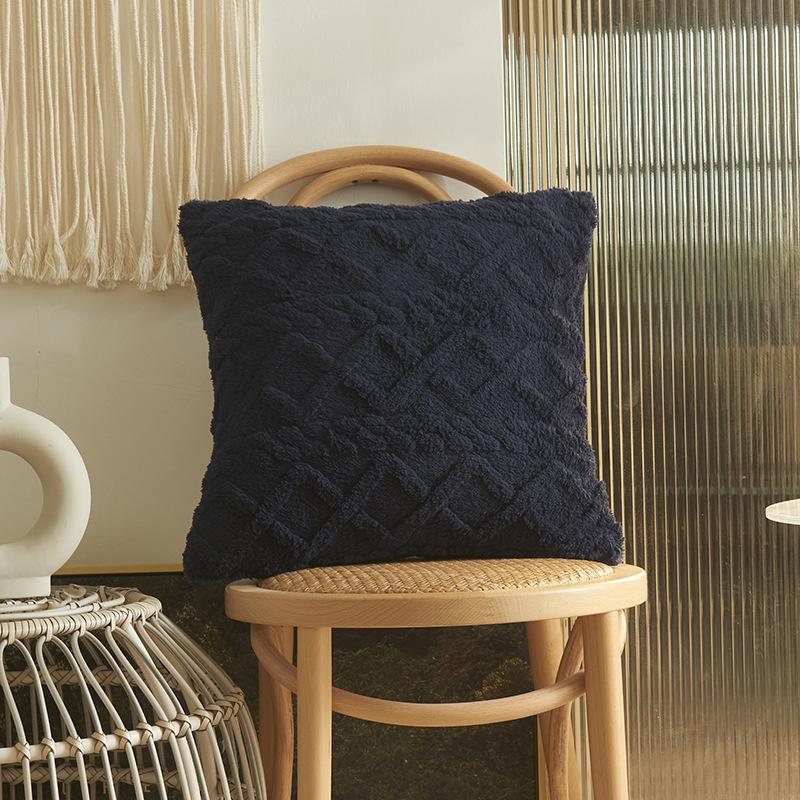 

Наволочка для подушки Twist Knitting Plush, винтажная вязаная наволочка, простая наволочка для подушки, наволочка для изголовья и спинки кровати 450mm*450mm