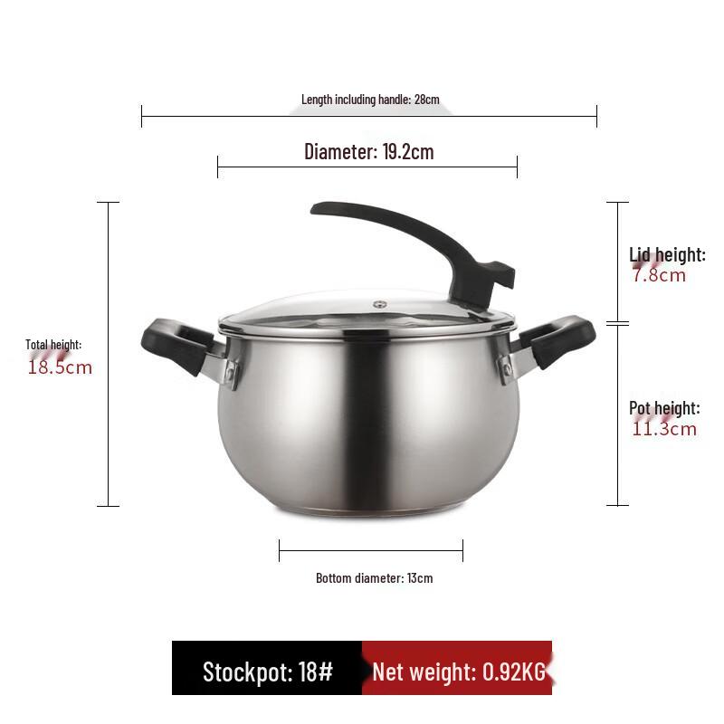 Lilang Stainless Steel Soup Pot