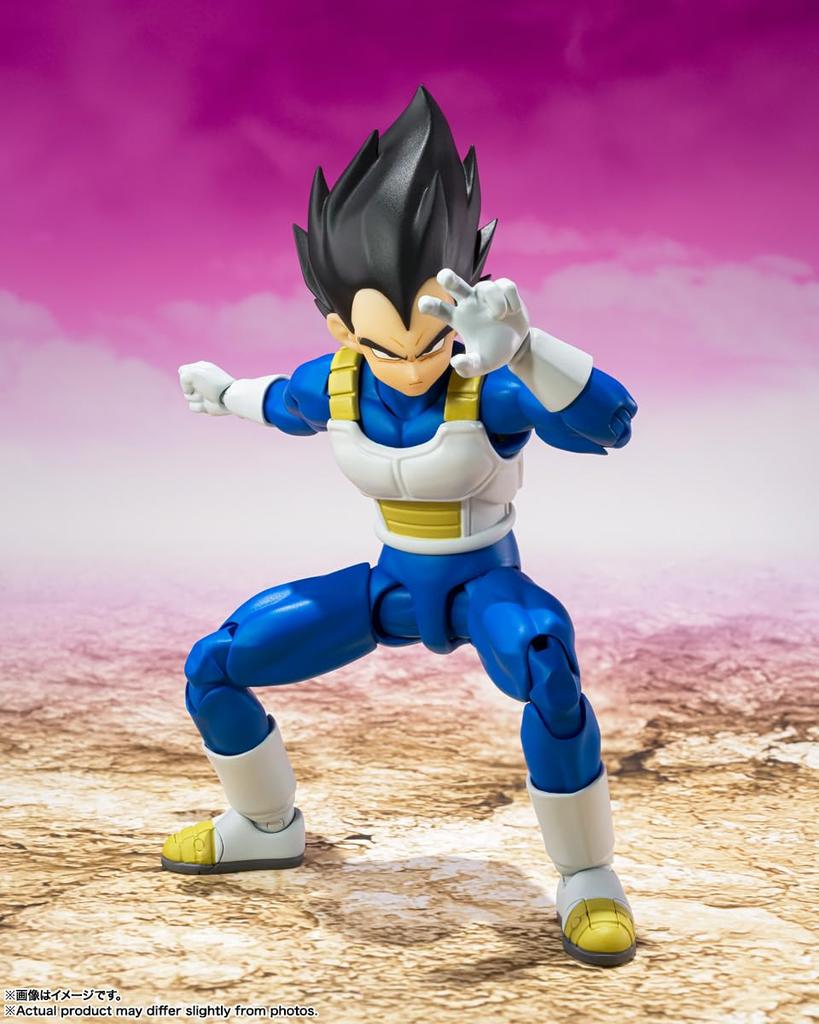 TAMASHII NATIONS Dragon Ball DAIMA Vegeta 140mm PVC ABS Painted Movable Figure S.H.Figuarts -DAIMA- Approx. &