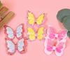Girl Hairpin Three-Dimensional Butterfly Shape Glitter Sequins Decor Hair Clip Damage-Free Side Bangs Party Hair Accessory