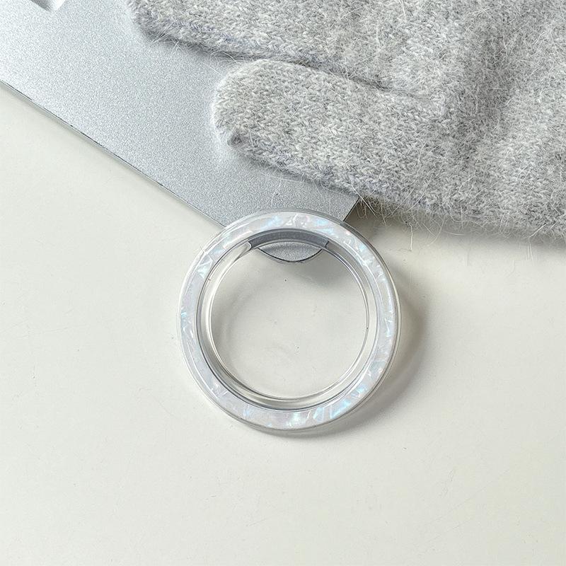 Wind Magnetic Desktop Phone Airbag Bracket Transparent Chassis Base Diy Accessories Simple Girl Decoration