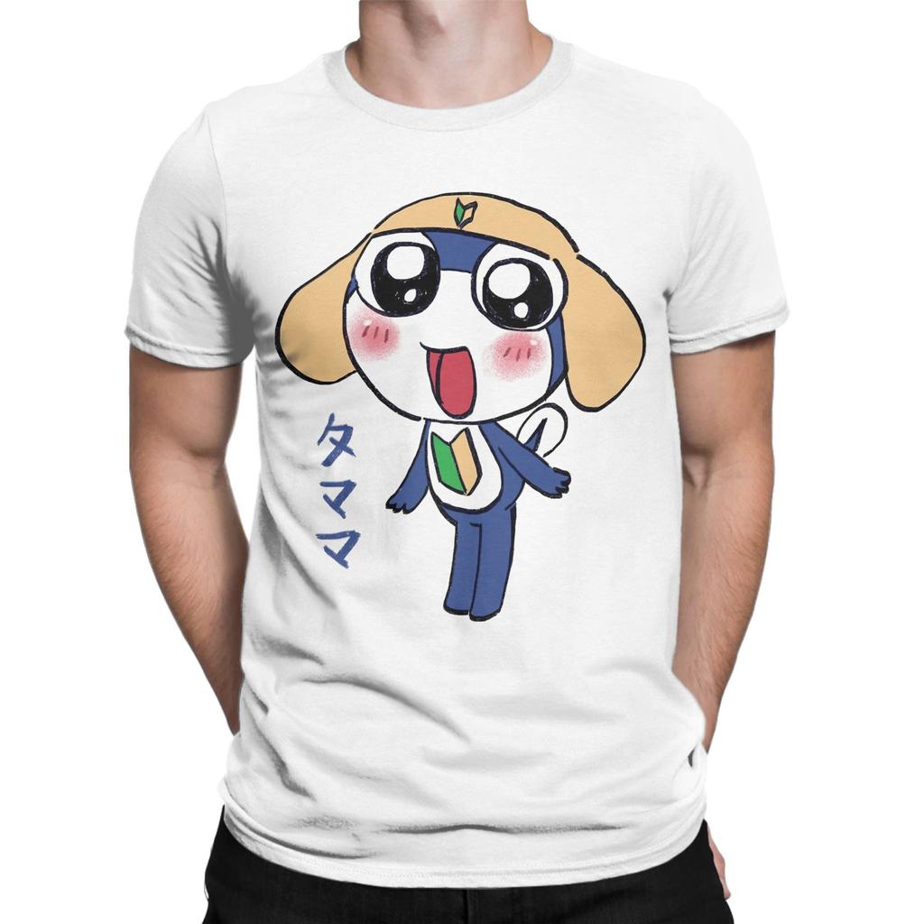 Men Womens TShirts Funny Sgt Frog Keroro Awesome 100 Cotton Tees Short Sleeve  T Shirts Crewneck Clothes Party
