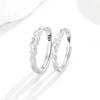 Jie Ai 999 Sterling Silver Custom Engraved Couple Rings for Men and Women - Unique Engagement or Birthday Gift