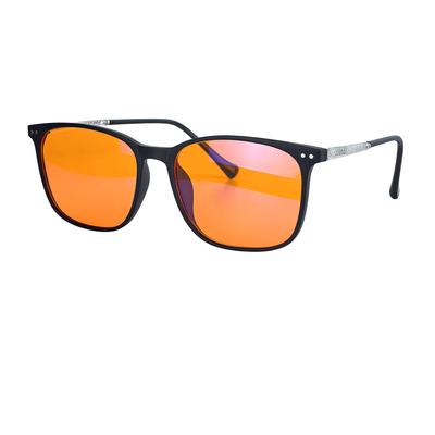 SHINU Orange Gaming Glasses Blue Light Blocking Computer Eyewear with TR90 Frames for Long Time Use