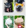 2pcs Cat Ears Style Attachments Helmet Decoration Accessories Self Adhesive Universal Helmet Cover Sticker for Motorcycle Bicycle Scooter
