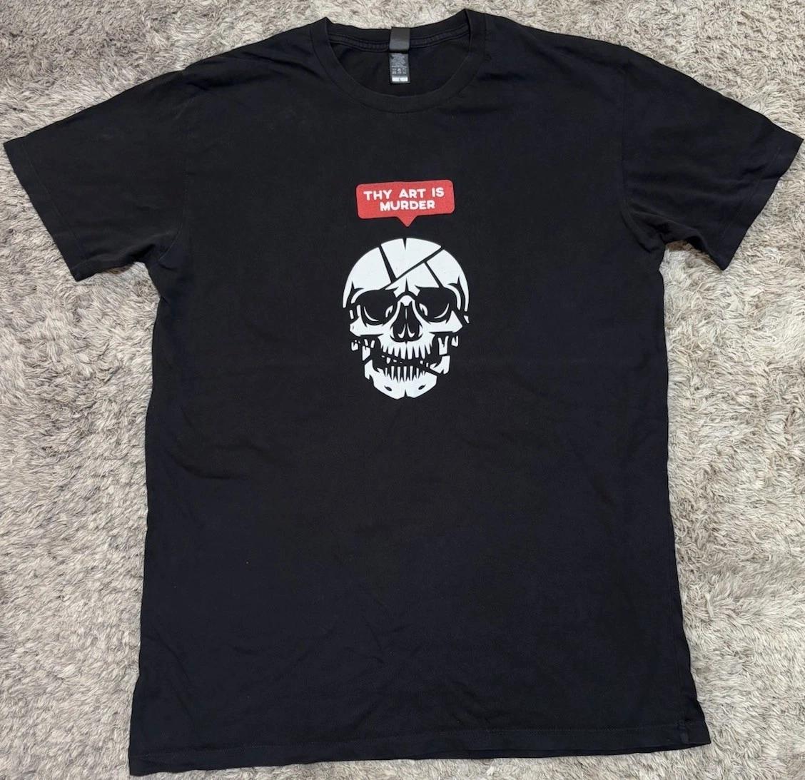 Thy Art Is Murder New Gods Death Metal T Shirt Black Cotton Mens Size L 4XL
