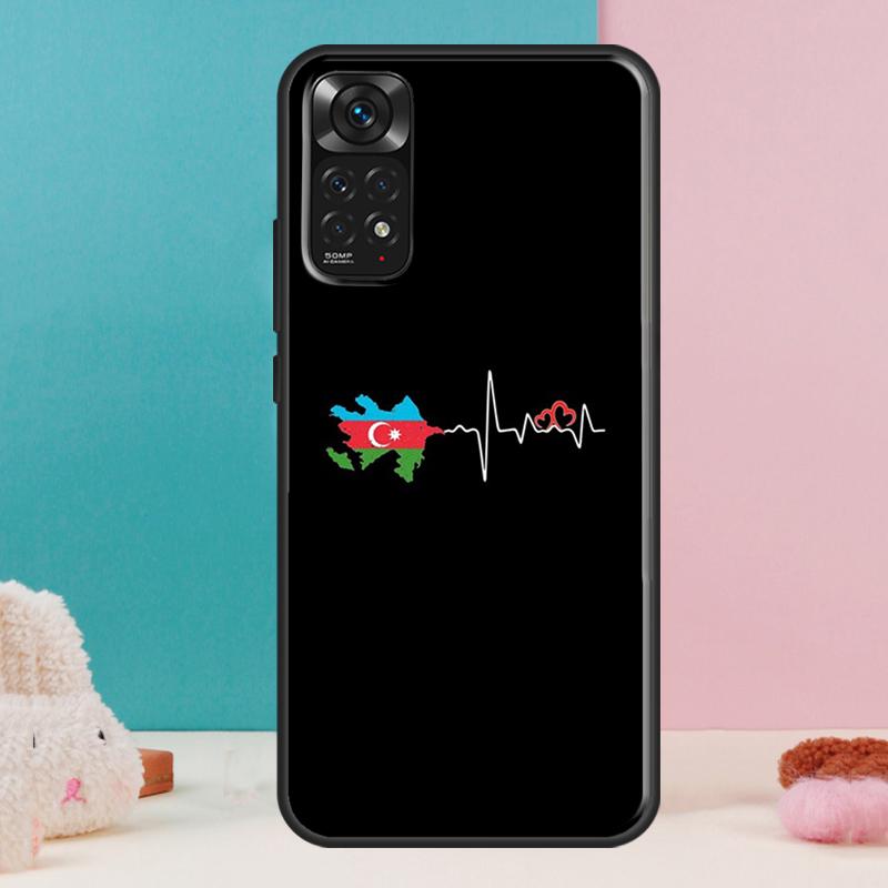 Azerbaijan Flag Case For Xiaomi Redmi Note 13 Pro 14 12 11 9 10 9S 10S 11S 12S Redmi 14C 13C 10C 12C Cover