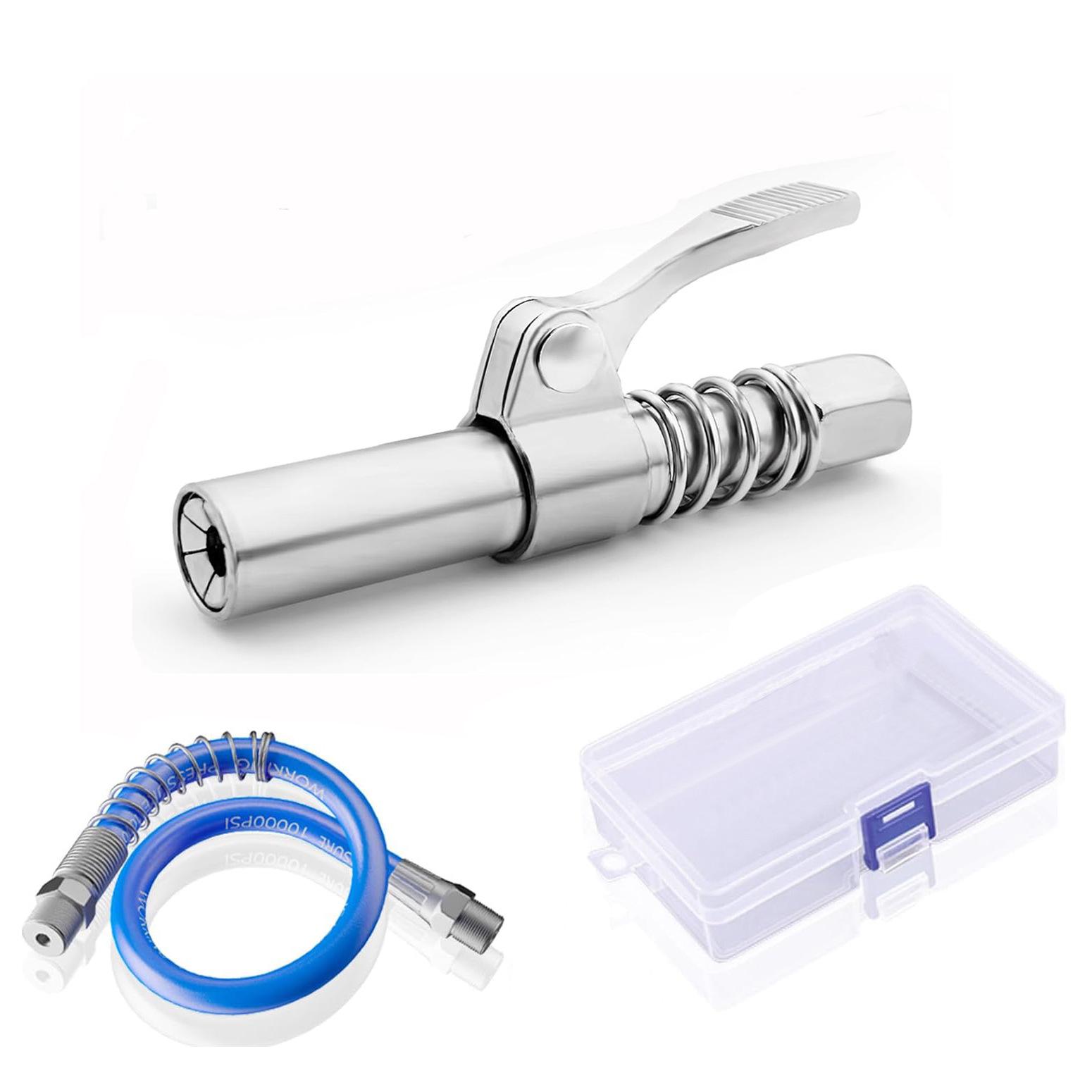 

Universal High-Pressure Double-Handle Six-Jaw Grease Gun Nozzle Set