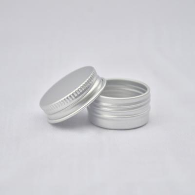 100 Uds. Tarro de aluminio de 5ml, contenedor de lata de aluminio de 5g, Color plateado