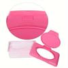 Transparent Wet Wipe Storage Box, Portable Organizer with Handle In Pink/Blue for Bathroom, Living Room, Bedroom