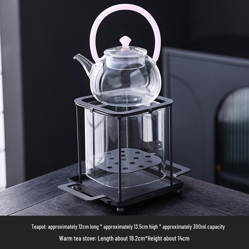 Hanton Electric Tea Stove with Glass Kettle Set