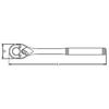 Koken Square Ratchet Handle Overall Length 2753P 1/4" (6.35mm) (Polished Grip), 115mm,