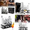 Modern Stainless Steel Cocktail Shaker Set With 25 Piece Bar Tools For Mixology