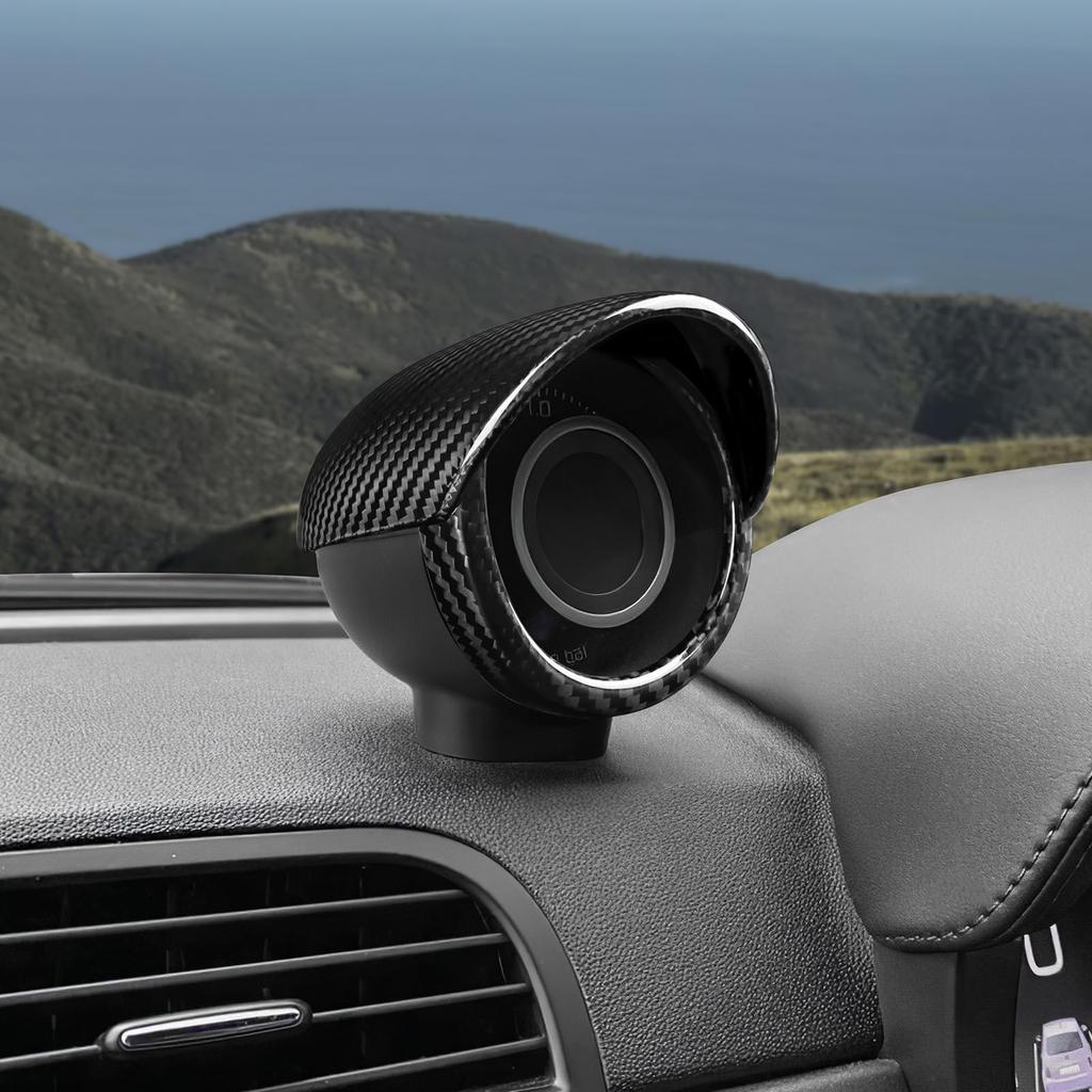 AIRSPEED Real Hard Carbon Fiber Interior Accessories for Abarth 595 595C Abarth 695 Custom Turbo Trim Cover with Boost and Includes Drive 2012-2023 /