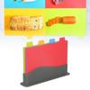 4PCS Thickened Design Cutting Board PP Food Chopping Block Chopping Board  Food Preparation