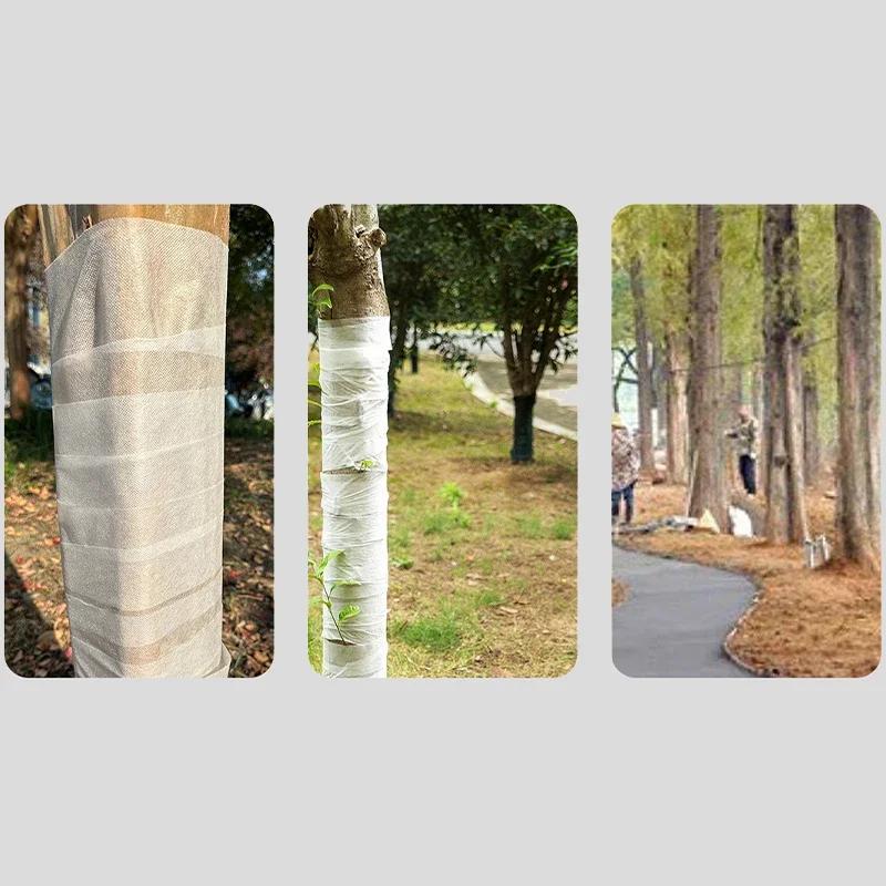 Garden Tree Wrap Insulation Cloth Cold Resistant Non-Woven Tree Wrapping Tape Landscaping Maintenance Thermal Insulation Cloth