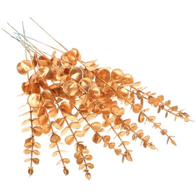 10Pcs Faux Eucalyptus Leaves Real Touch Simulation Plants for Elegant Table Settings Flower Floral Arrangement