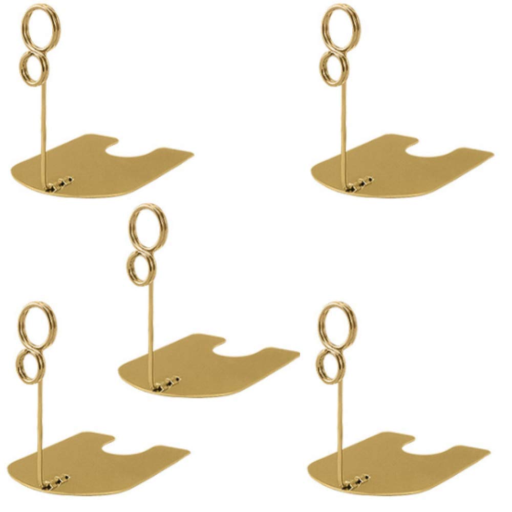 

Chocople Pop Stand Ring Stand Price Card Set of 5 Gold (5cm)